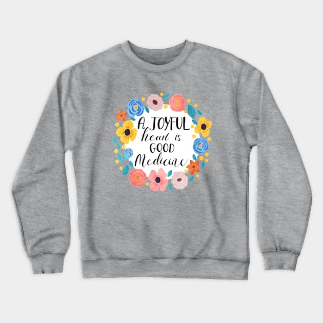 A Joyful Heart Crewneck Sweatshirt by tangerinetane